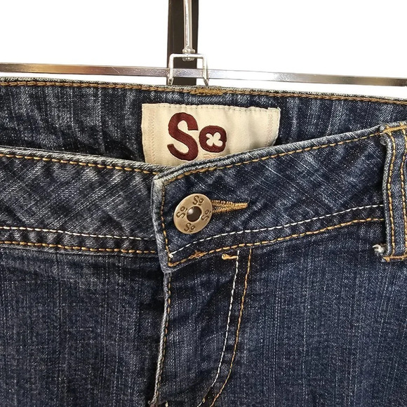 SO Womens Jeans Blue Size  13 - Picture 3 of 5